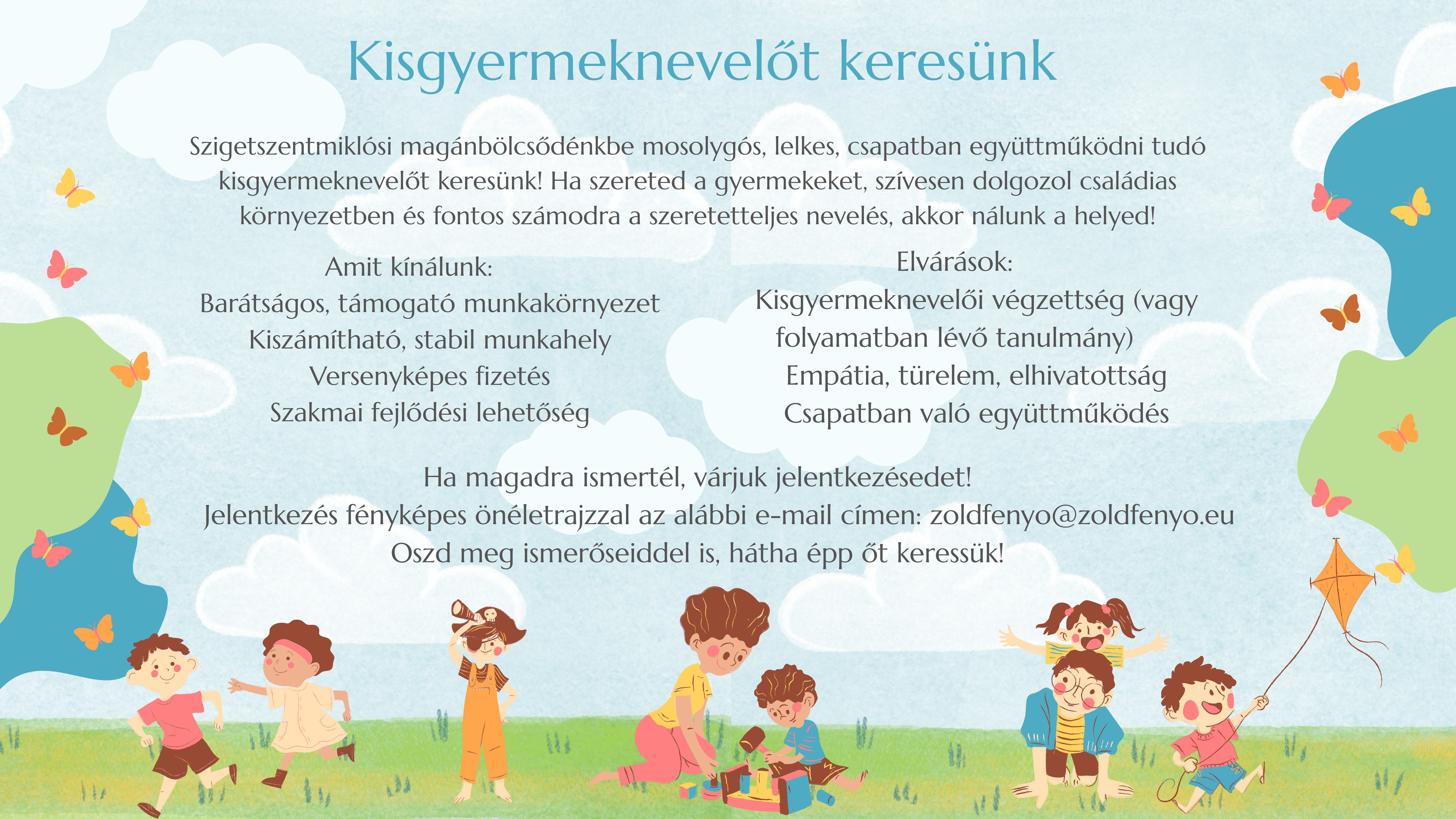 Kép: Zöldfenyő Bölcsőde