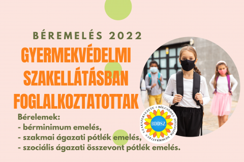 gyermekvédelem bér 2022